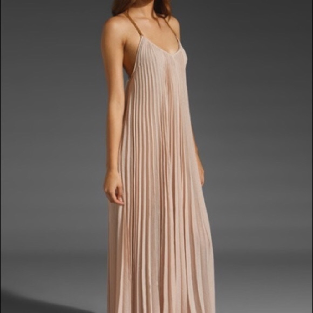BCBG Nude/blush maxi dress